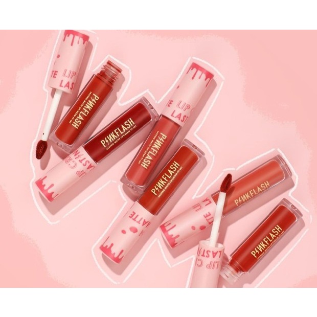 RADYSA - PINKFLASH Matte Lipstik Lembut Tahan Lama Pelembab Pigmentasi Tinggi 21 Colors