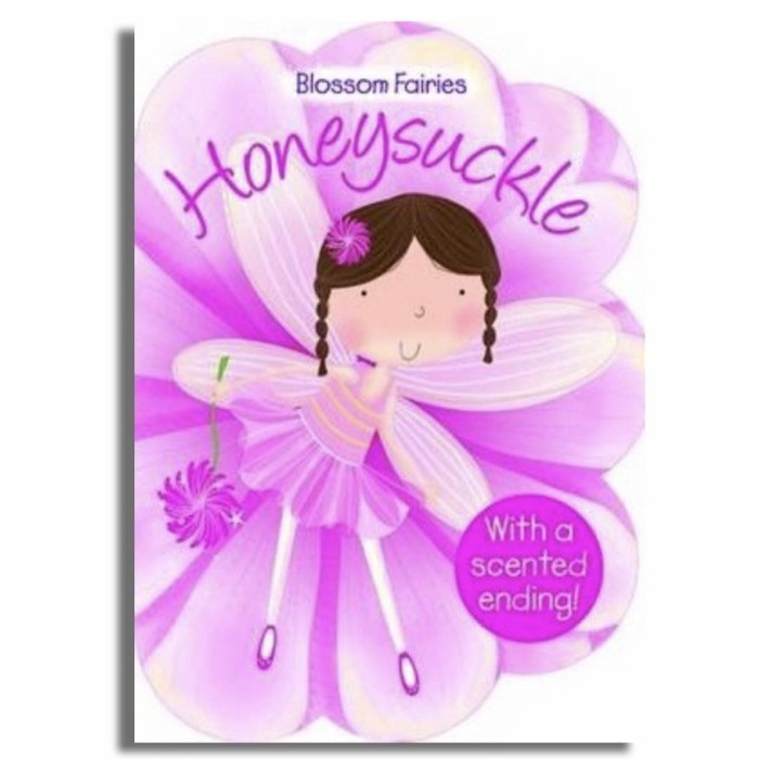 Buku Import boardbook buku sensori Blossom Fairies: Honeysuckle board book sensory book