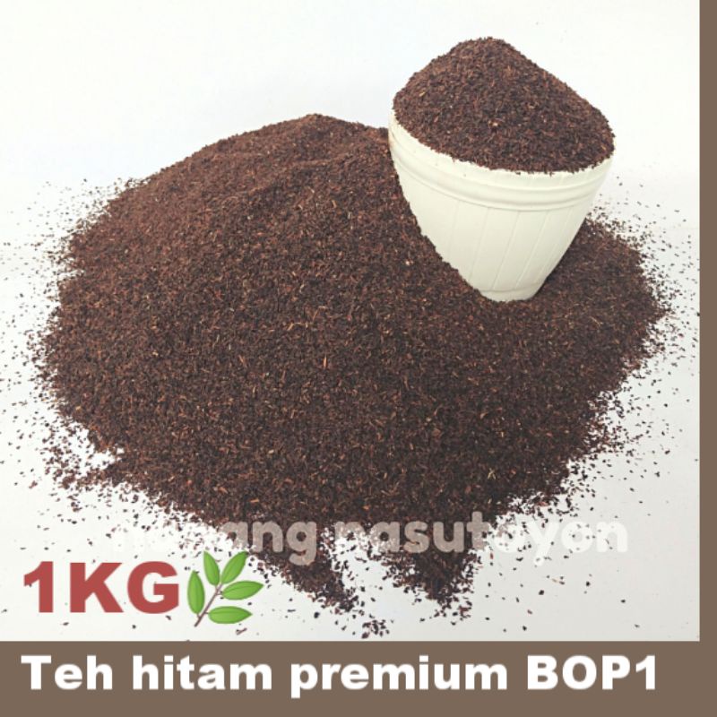 

Black tea Teh hitam premium BOP1(broken orange pekoe) bahan es teh manis tarik celup warna pekat tambi wonosobo curah kiloan