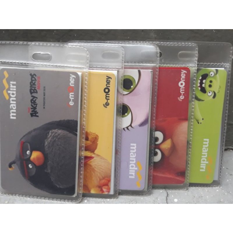 Mandiri eMoney PIGGY THE ANGRY BIRDS 2016 (GREEN) ORI /Like eTOLL Tapcash Flazz or Brizzi