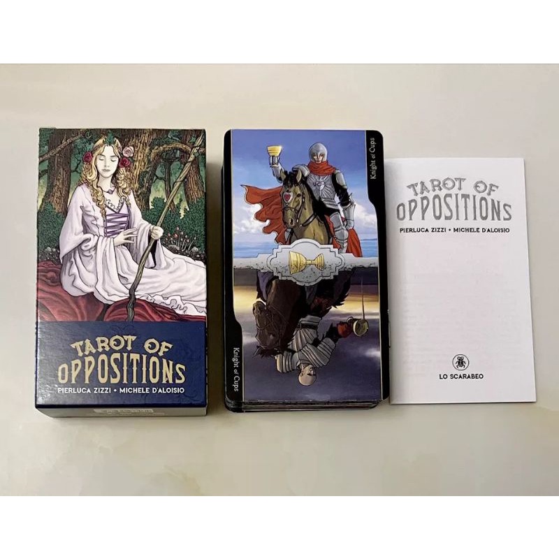 [COD] Tarot of Oppositions 78 Cards Deck by Perluca Zizzi n Michele Daloisio dengan Buku Panduan Printed