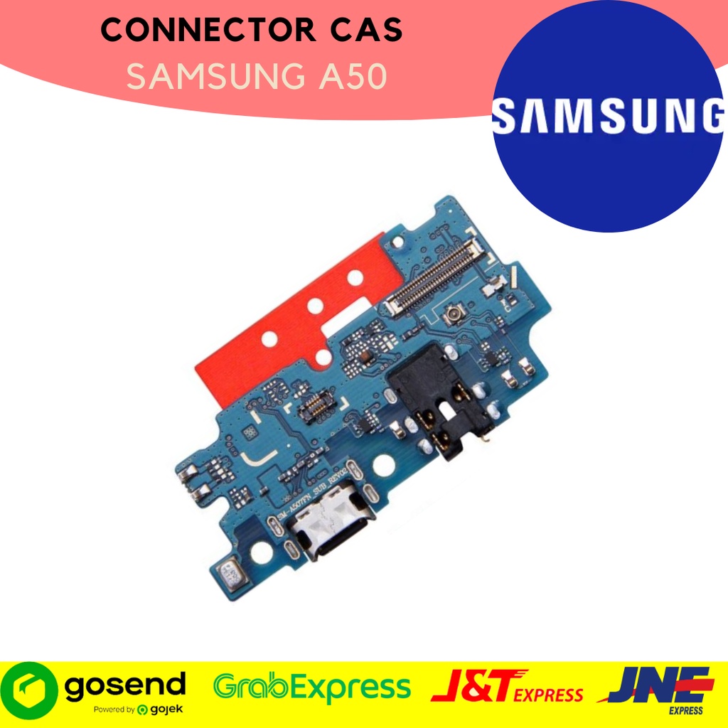 Konektor colokan cas Samsung A50 bergaransi