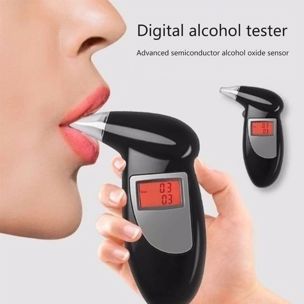 Digital Alcohol Breath Tester Detector pengukur Kadar Alkohol nafas - DAT