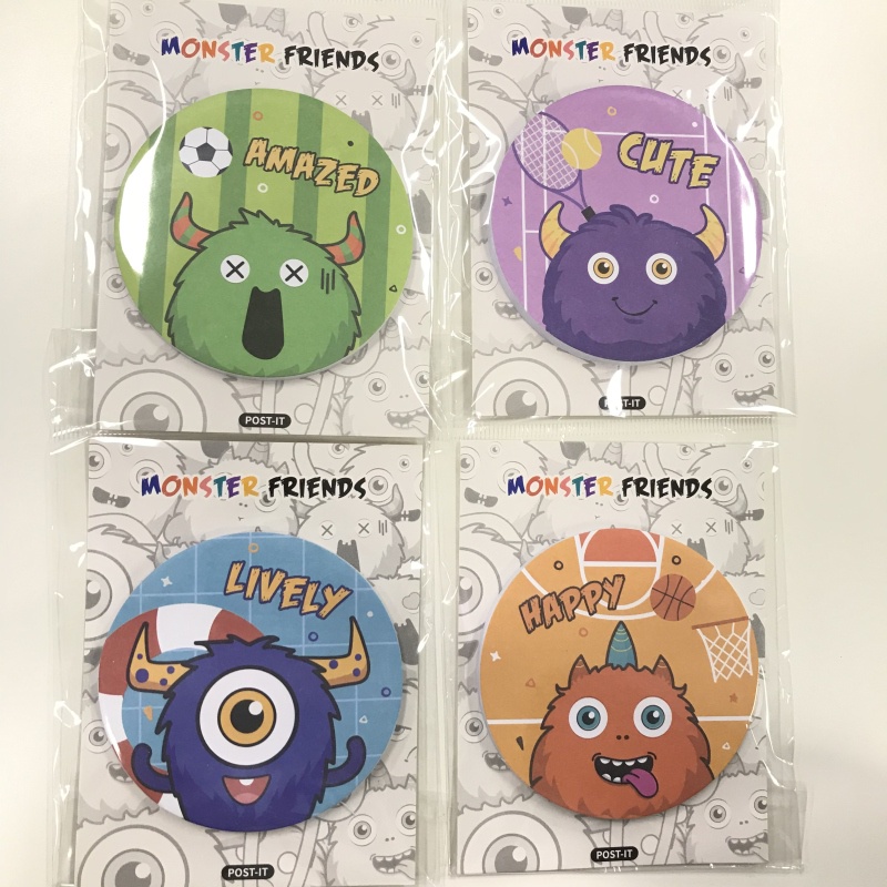 

Ximivogue Monster Friends Collection Sticky Notes / post it (50 lembar)