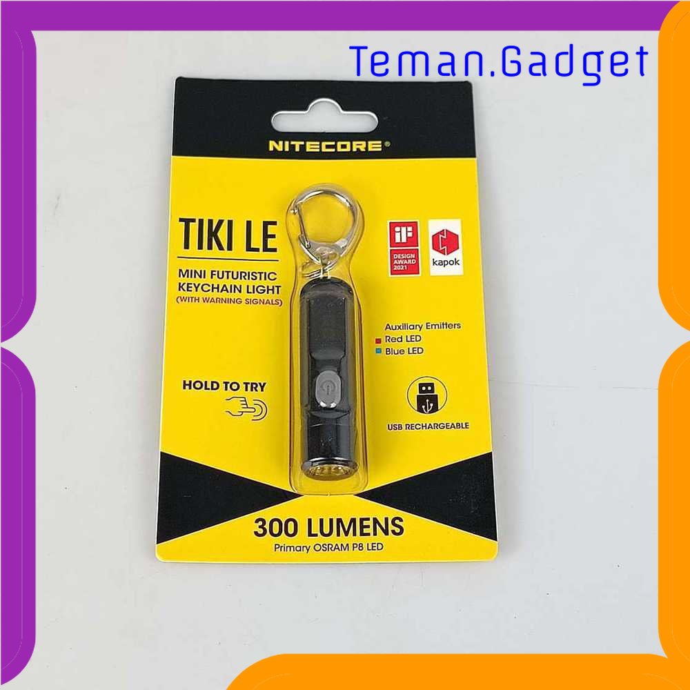 TG-SNT Nitecore TIKI LE Mini Senter LED OSRAM P8 300 Lumens