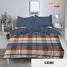 Kintakun Bed Cover 160 Queen Dluxe Flower Edition Microtex 39 cm