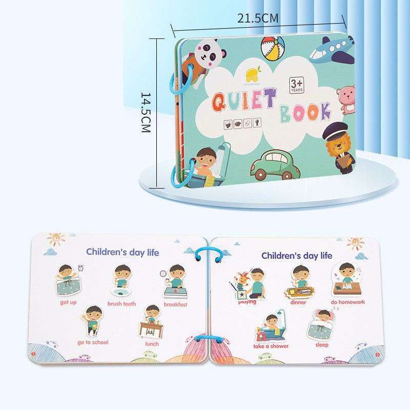 BUSY BOOK Quiet Book untuk anak