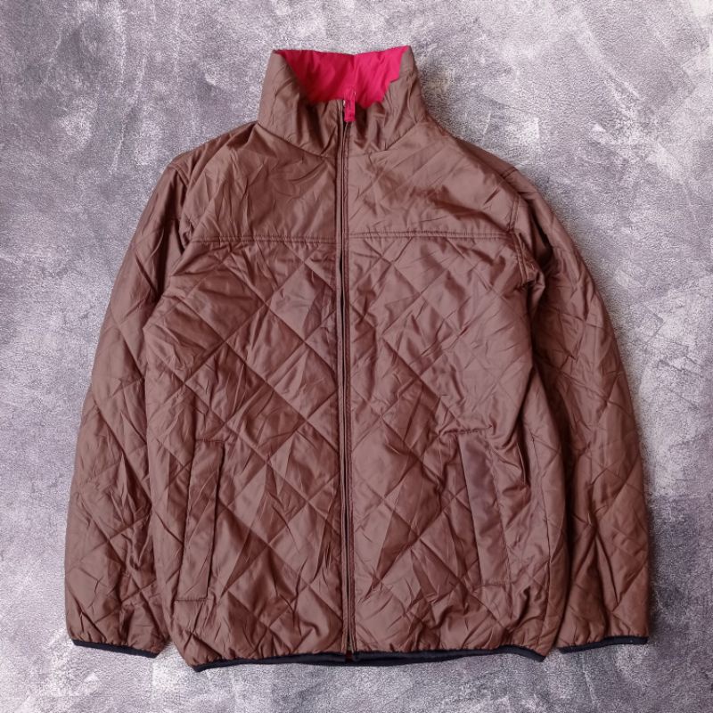 JAKET UNIQLO REVERSIBLE SECOND