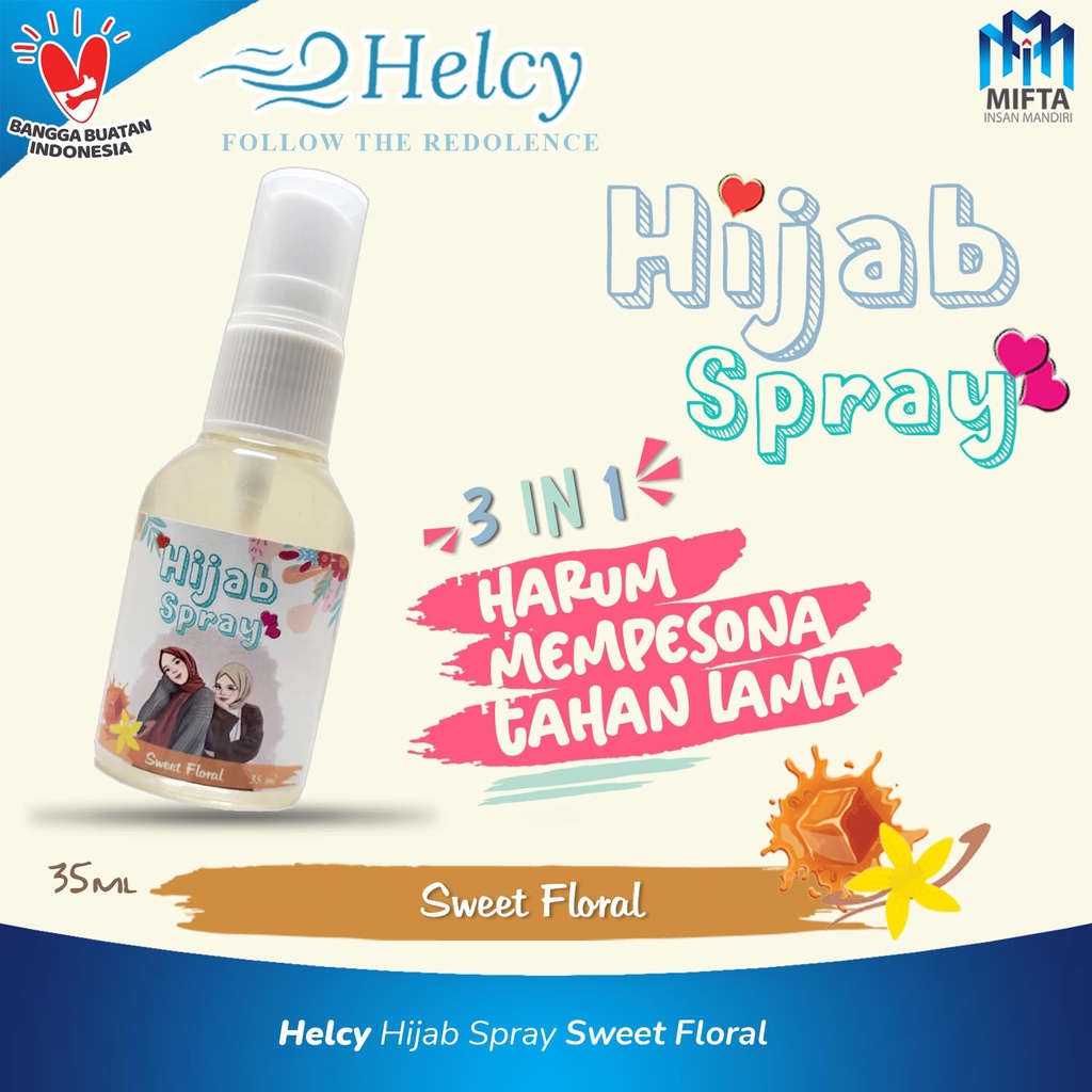 HELCY PARFUM HIJAB NON ALKOHOL / HIJAB SPRAY / PARFUM HIJAB WANITA