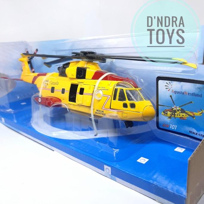 Diecast Skypilot Miniatur Pesawat Helicopter Agusta Westland AW 101 ---MURAH---