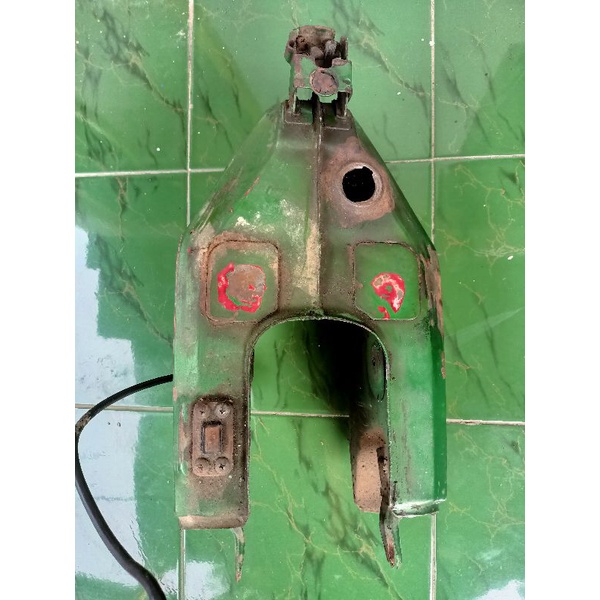 tangki bensin Yamaha v80 hijau