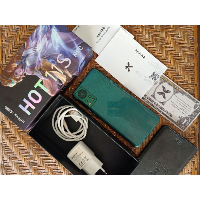 SECOND MULUS INFINIX HOT 11S NFC RAM 6+3/128 GB FULLSET ORIGINAL GARANSI RESMI INFINIX INDONESIA