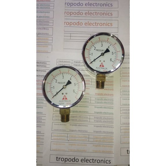 Pressure gauge AUSTRALIA STANDARD 4 inch range 6 kg/cm2