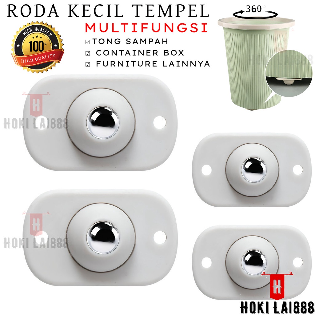 [HKL] RODA TEMPEL SERBAGUNA / RODA TEMPEL STAINLESS 360 PUTAR / RODA TONG SAMPAH / RODA STORAGE BOX / RODA BOX