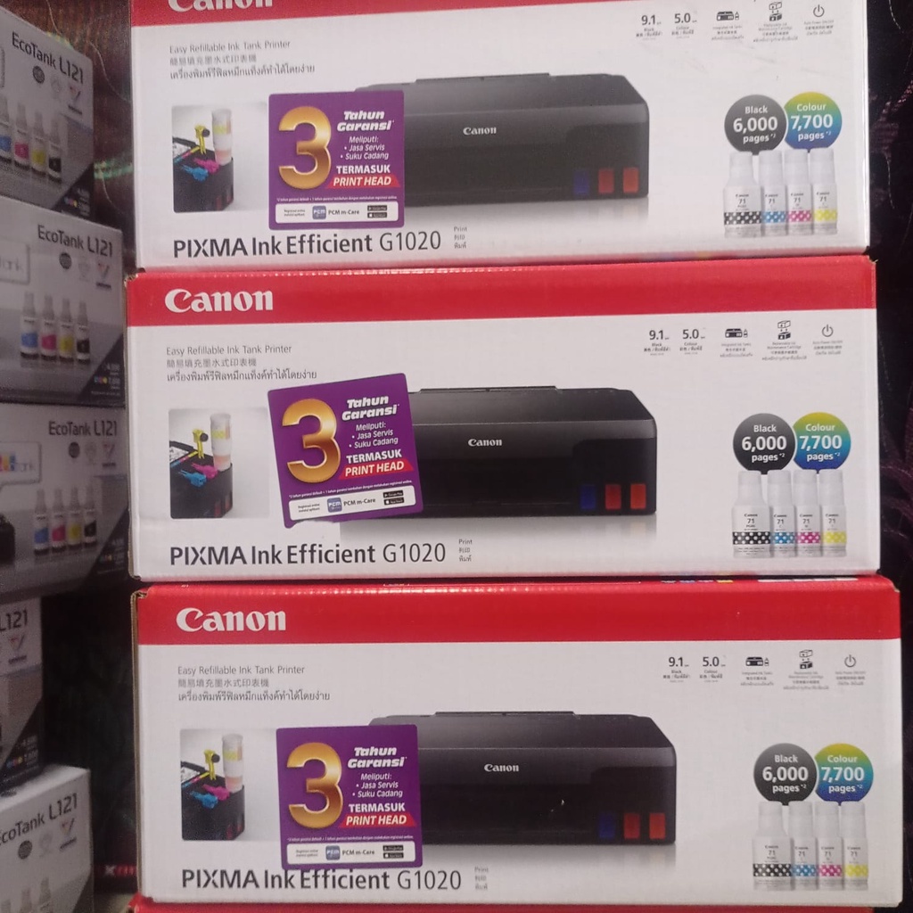 PRINTER CANON G1020 (PRINT ONLY) INKTANK GARANSI RESMI CANON