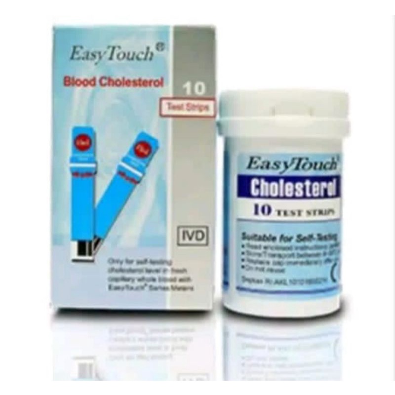 Strip Easy Touch Cek Kolestrol - Gula Darah Glucose - Asam Urat Uric Acid