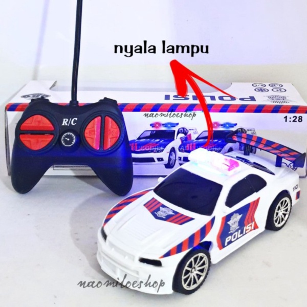 

Unik RC POLISI PATROLI Mainan Anak Mobil Sedan Police Rc Remote Control Berkualitas