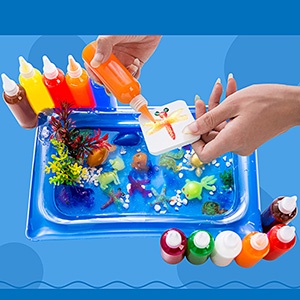 Mainan Edukasi Magical Waterscape DIY Kreatif Mainan Jelly Edukasi - Water Elf Beads for Animal Kit Party Favors Gifts