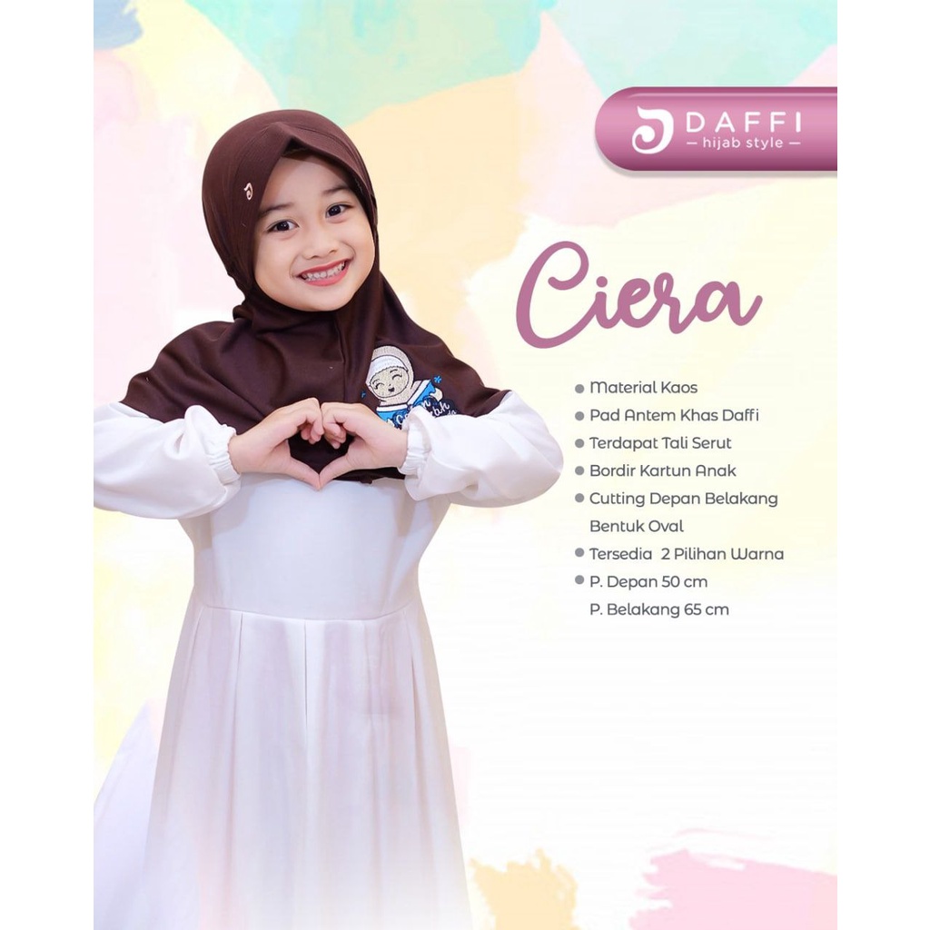 Hijab Anak Instan Ciera S Daffi Hijab Style