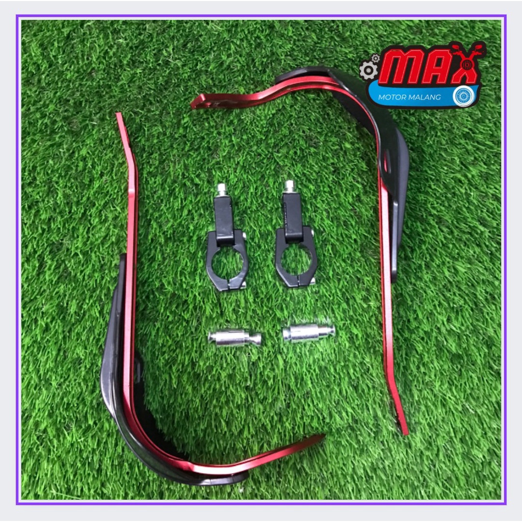 Handguard Tulang CNC + Cover / Proguard / Pelindung Tangan SCARLET