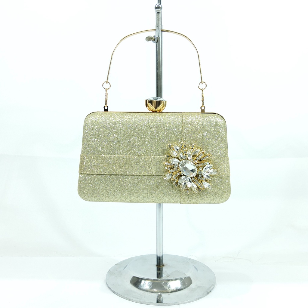 Diamond Party Clutch Tas Pesta Import Cantik Model Baru L281