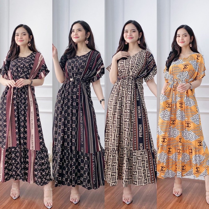 [BISA COD] SALSA DRESS BY HD.ID GAMIS RAYON