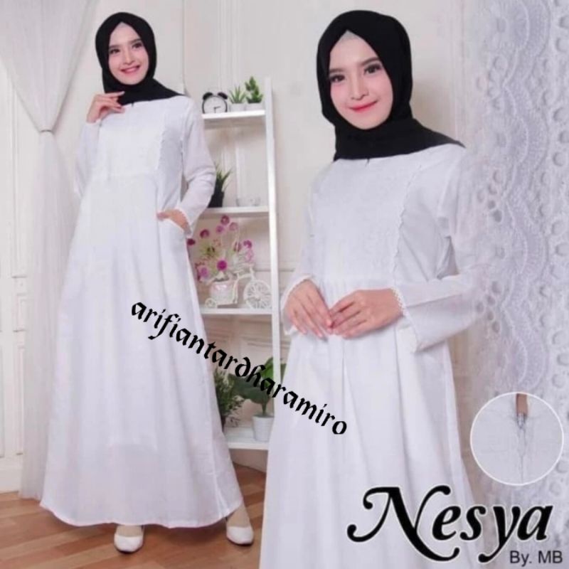 Gamis Nesya Katun Tuil Haji Dan Umroh