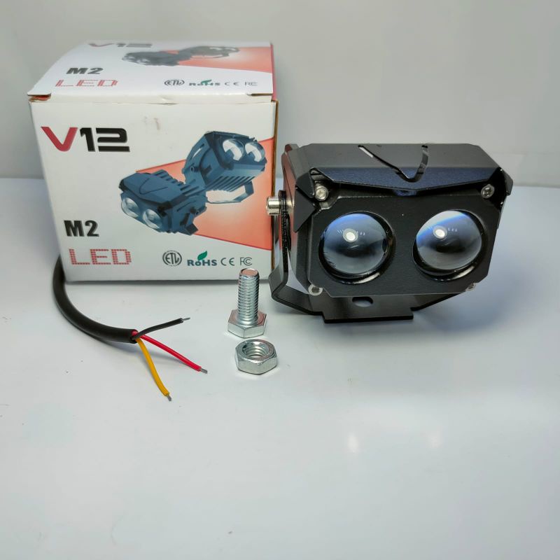 Lampu Tembak Sorot Led Laser Gun V12 M2 Laser Gun D2 Motor Mobil