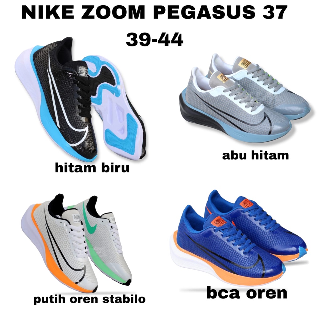 sepatu pria nike1 zoom pegasus 37 /sepatu lari /sepatu gym /sepatu sneakers sehari hari import bnib