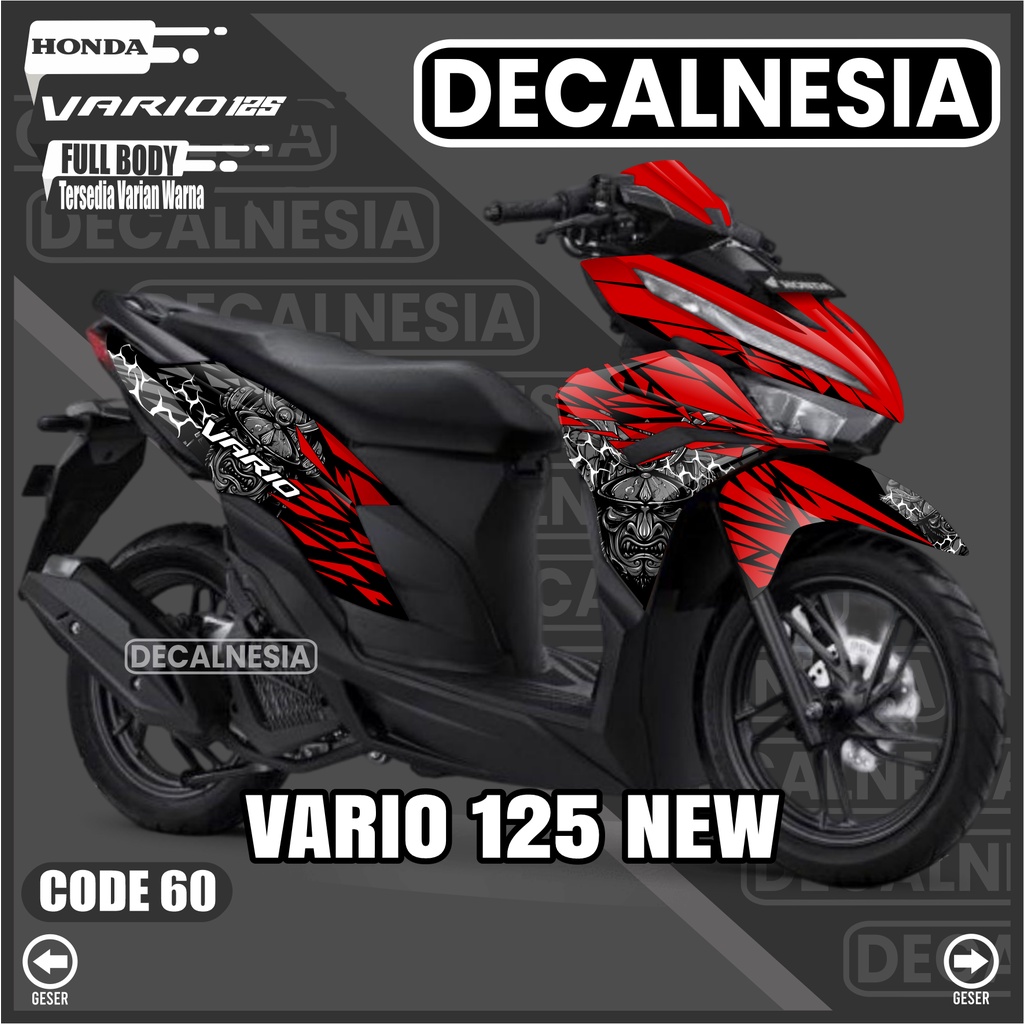 Decalnesia Stiker Motor Vario 125 New 2023 Full Body Decal Sticker 2022 CBS ISS SP Honda Variasi Mod