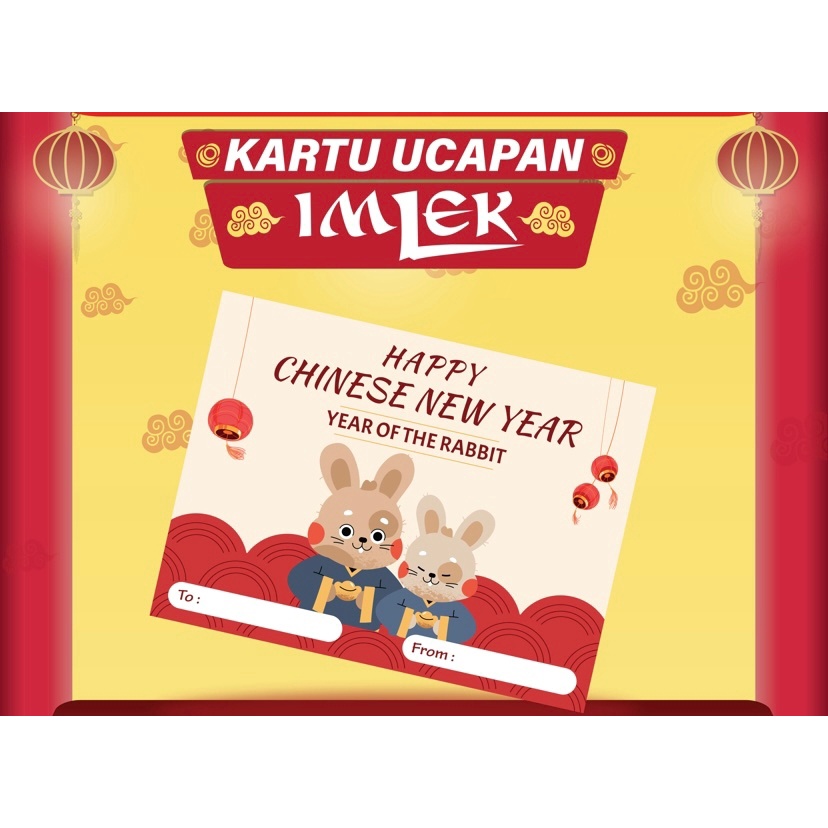 Jual Kartu Ucapan Greeting Card Imlek Lebaran Ulang Tahun Ting Shopee Indonesia 7220