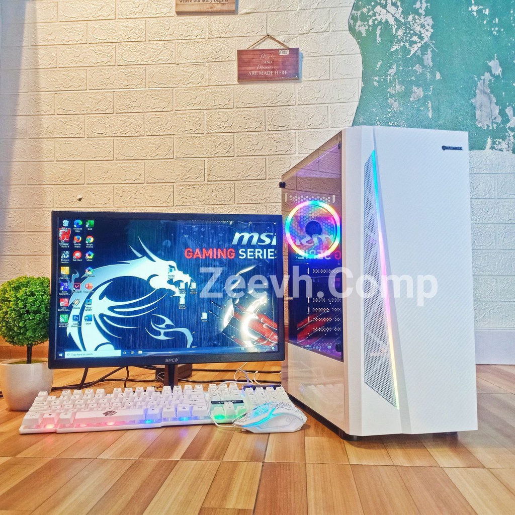 Pc Game Editing Core i7  - VGA 2Gb - Ram 16GB -  Monitor Led - Fullset