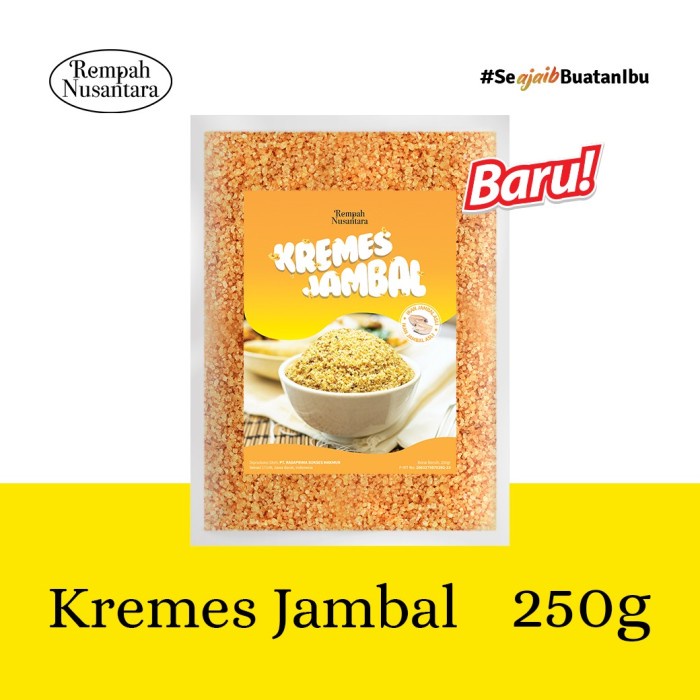 

Terlaris ✨ - Rempah Nusantara Kremes Jambal 250gr 2.1.23