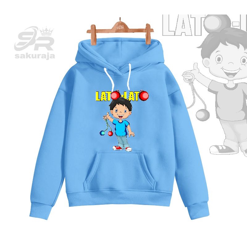 Sweater hoodie anak gambar Lato lato/umur 3-16 tahun/bisa COD