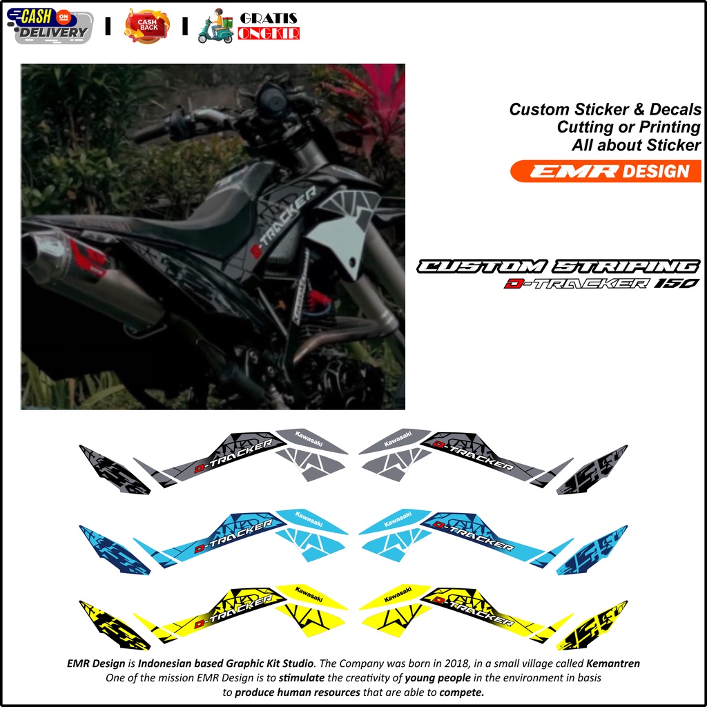 Striping Sticker DTracker 150 SE 2019/2020 List Striping