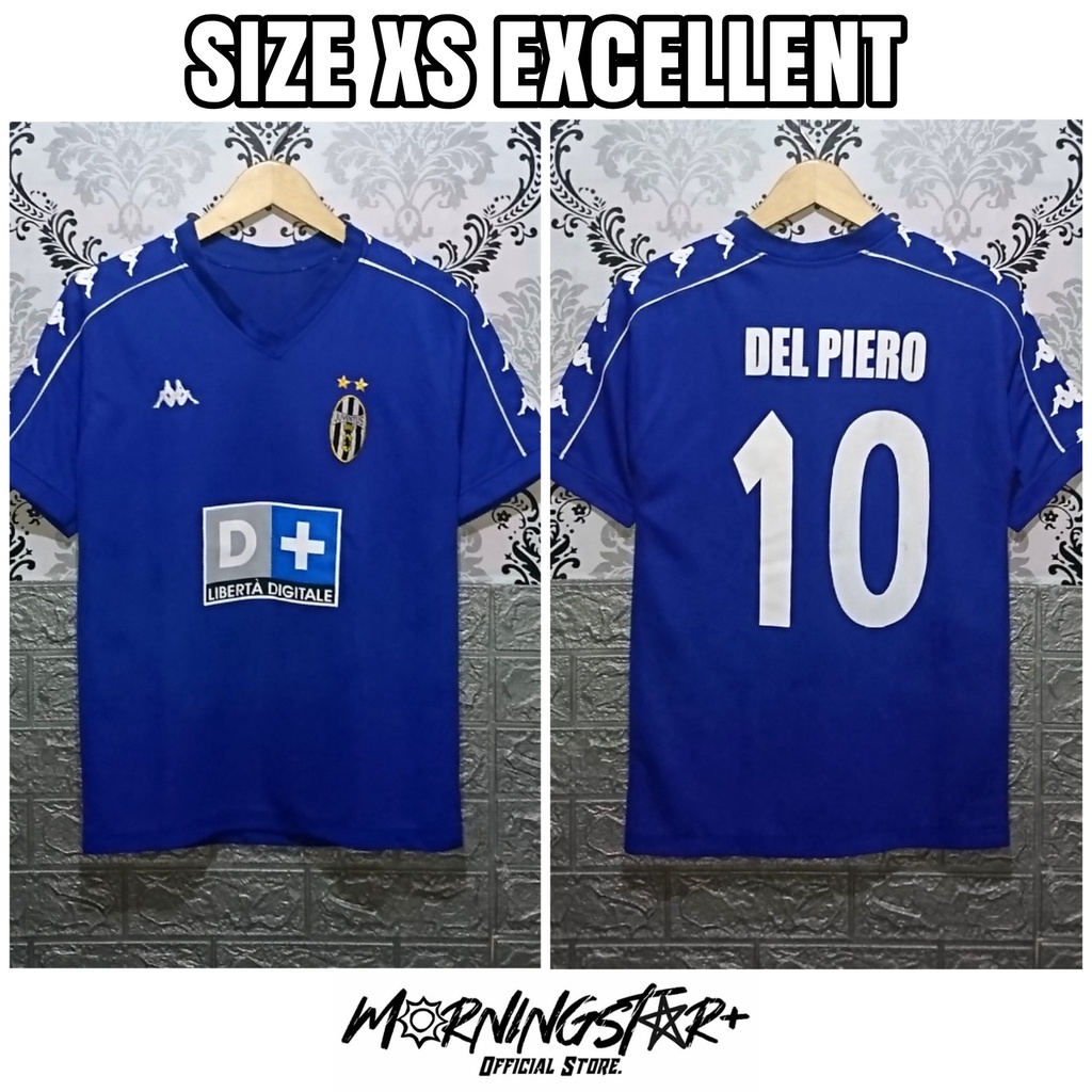 Jersey Juventus Away 3rd 1999 / 2000 Retro Biru