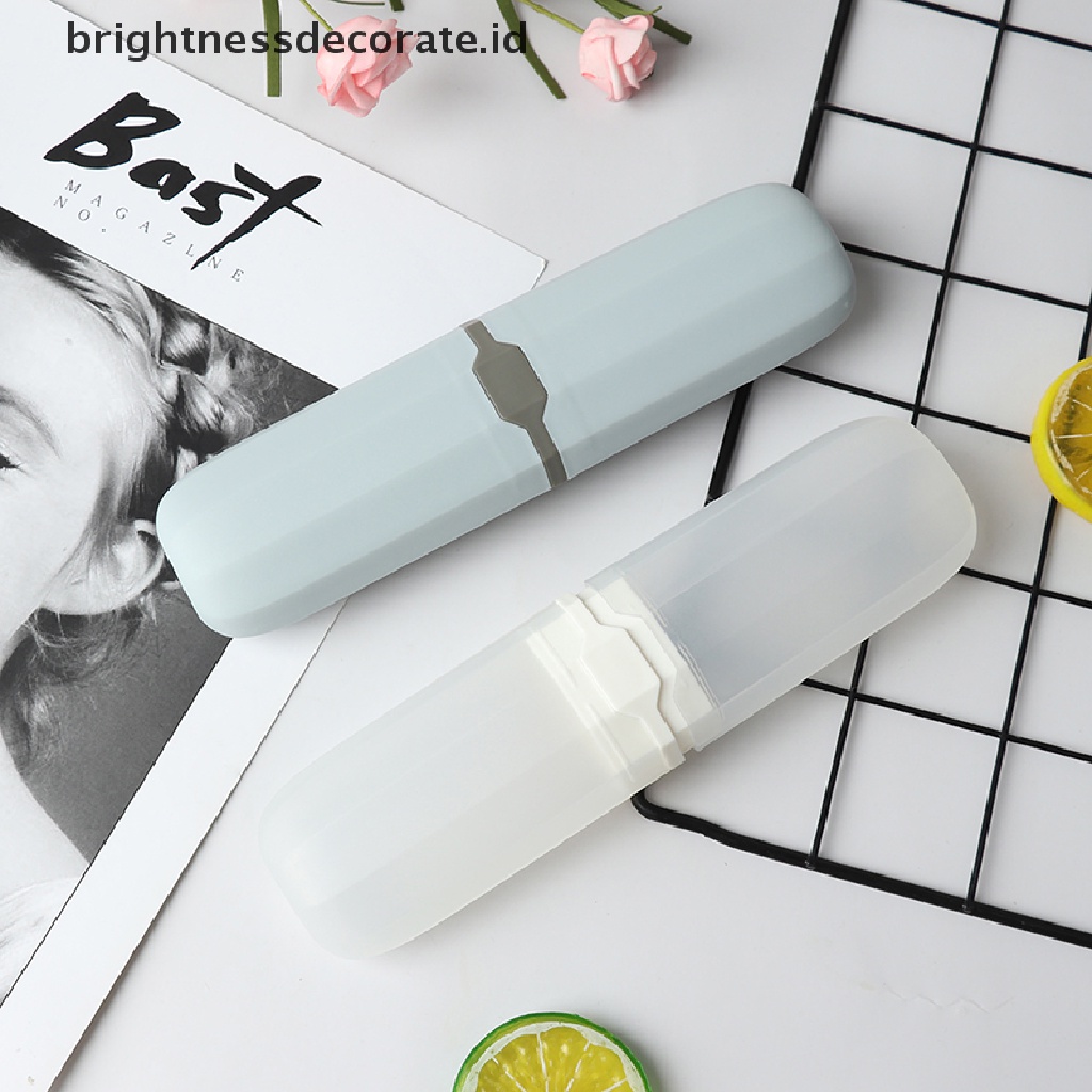 [Birth] Tempat Sikat Gigi Cover Holder Travel Hiking Brush Case Wadah Kotak Penyimpanan [ID]