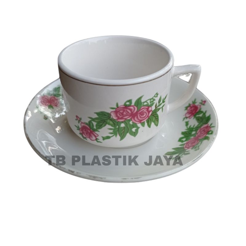 [ECER] 1 Pcs Cangkir Kopi Klasik Cangkir+Lepek Tanpa Tutup Cangkir Tanpa Tutup Cangkir Jadul Cangkir