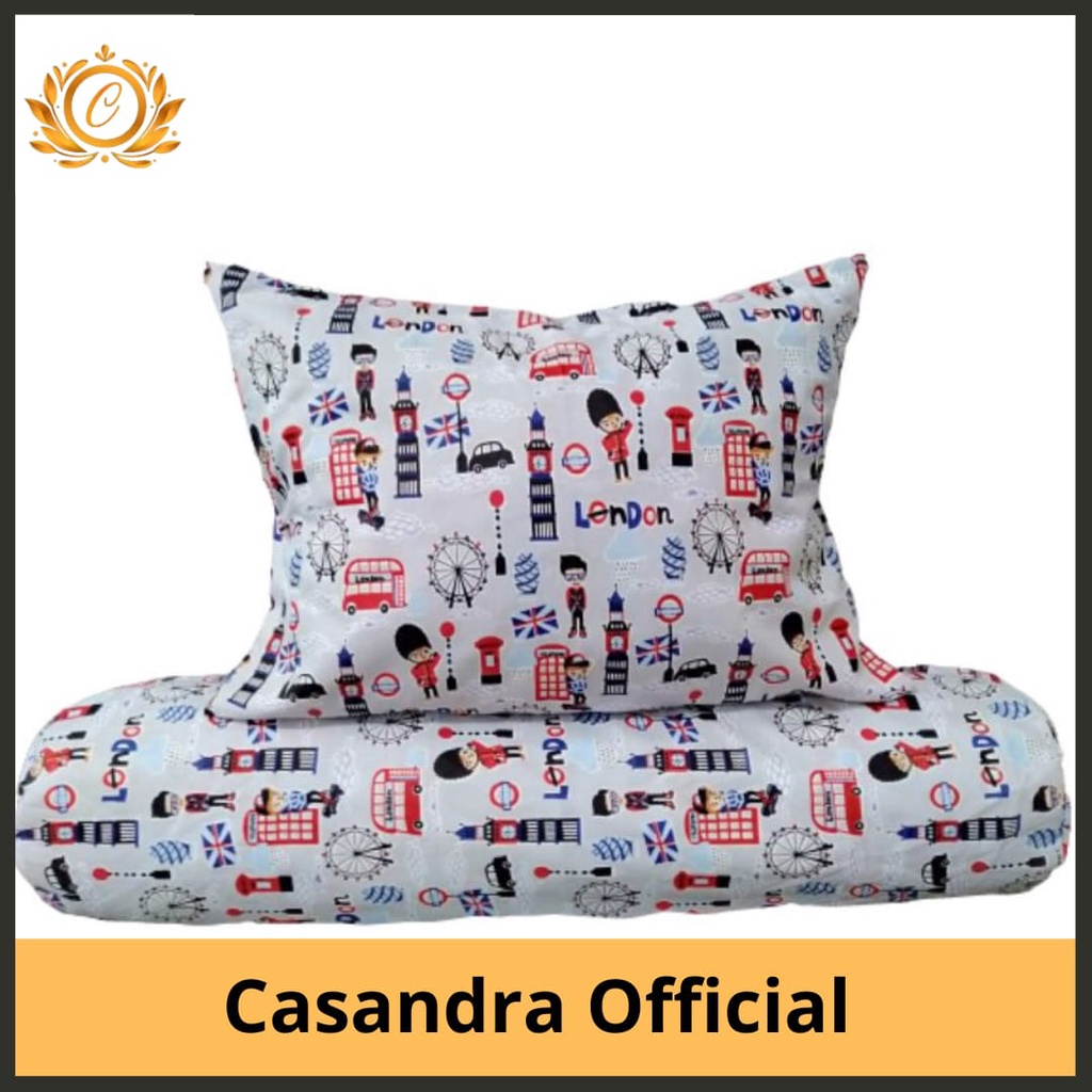 Bantal Guling Tidur Motif Random Isi Tisu Dacron 4 Pcs