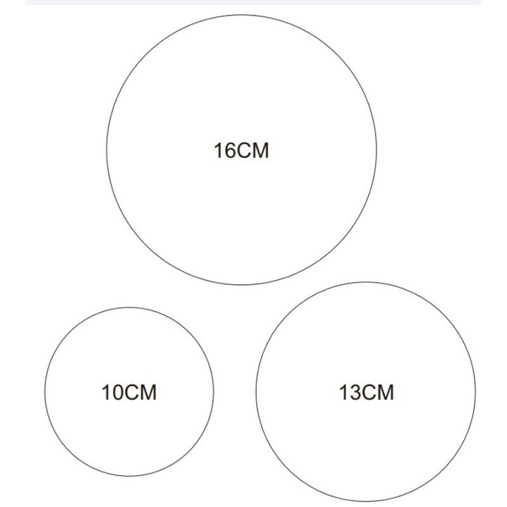 

pisau pond bulat 3size