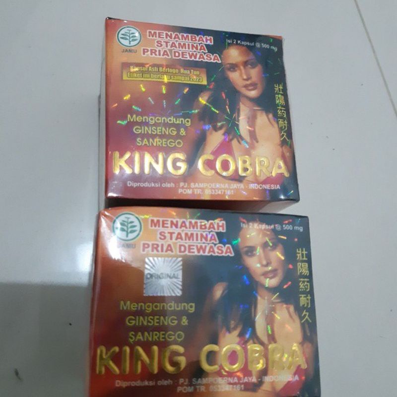 Kapsul King (Cobra) Original Asli Jamu Kesehatan