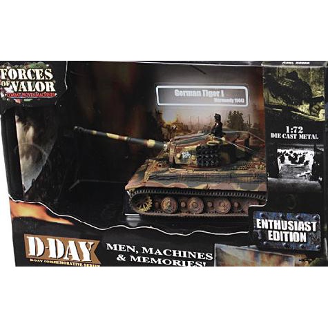 Diecast Army Tank German Tiger I Normandy 1944 Forces Of Valor ---MURAH---