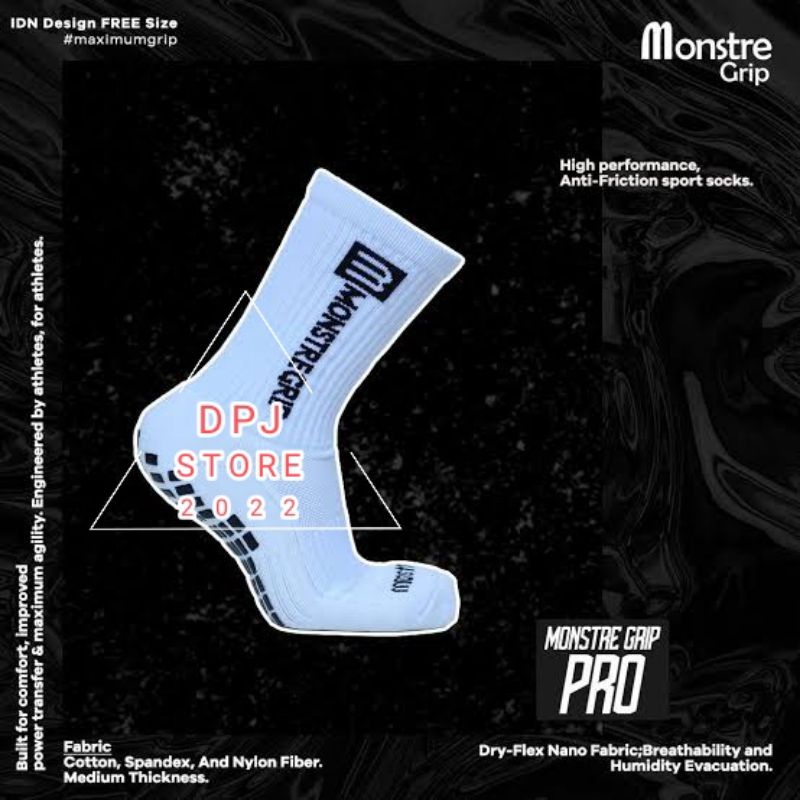 Kaos kaki Anti Slip Monstre Grip