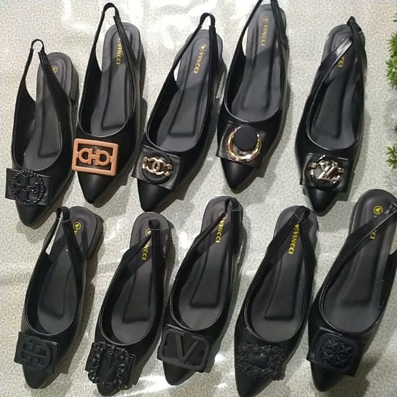 Pansus Wanita Hitam T2 cm Karet Belakang