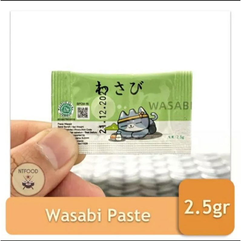 

Wasabi Paste Pasta 2.5g Travel Pack