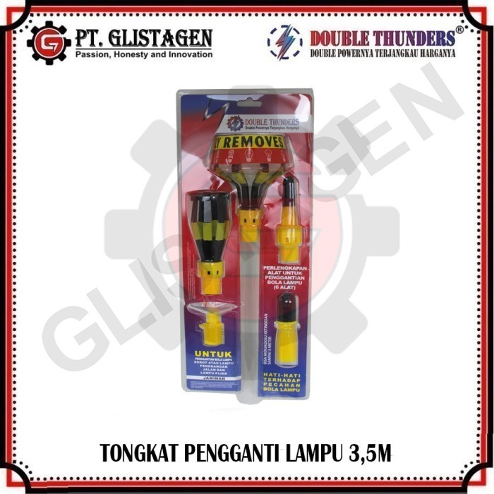 Tongkat Stick Pengganti Lampu Bohlam Led 3,5Mtr TL-351 Double Thunders HIGH QUALITY