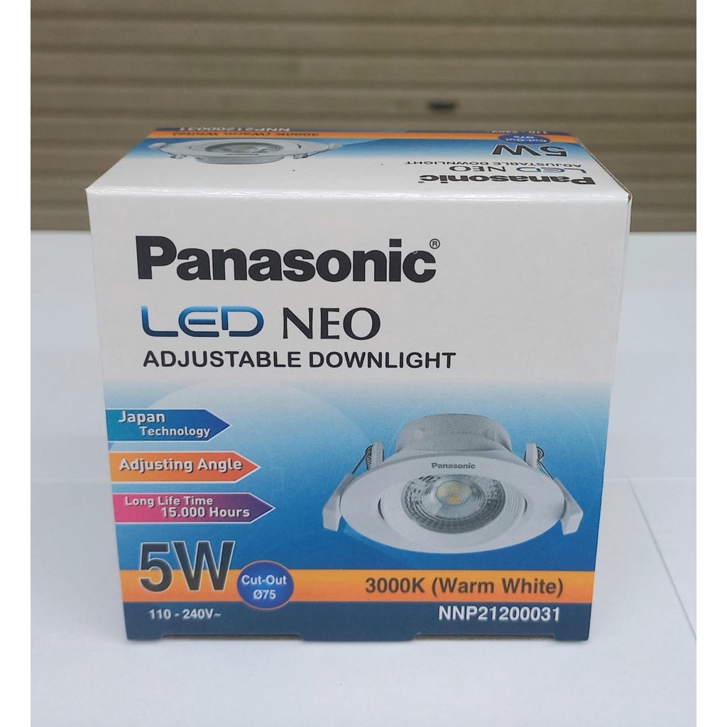 Panasonic Lampu Downlight Lampu Spotlight 5 Watt Led Neo 21200031