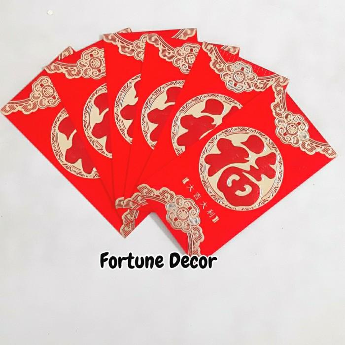 

Angpao Imlek Fu Hoki Besar Isi 6 Motif Timbul Cod Dan Best Seller