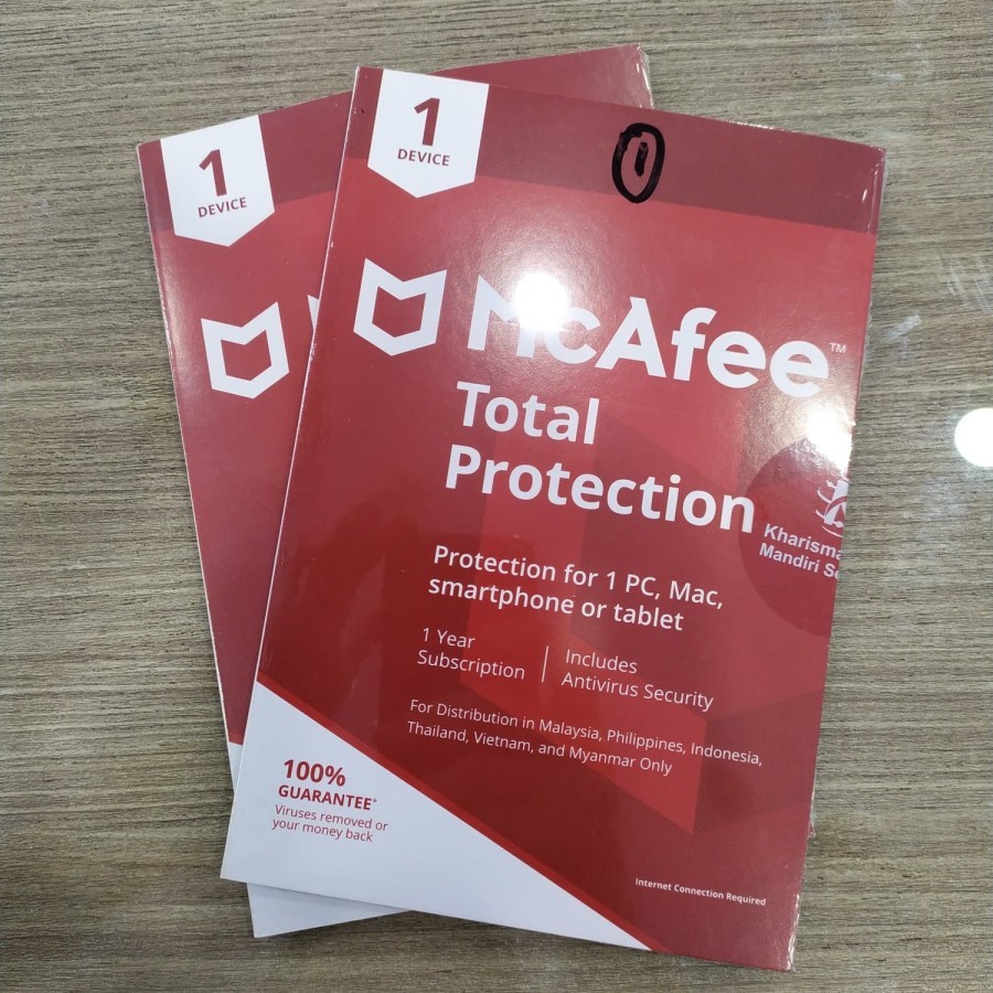 PROMO ANTIVIRUS MCAFEE TOTAL PROTECTION 1 USER 1 YEAR FREE 1 YEAR