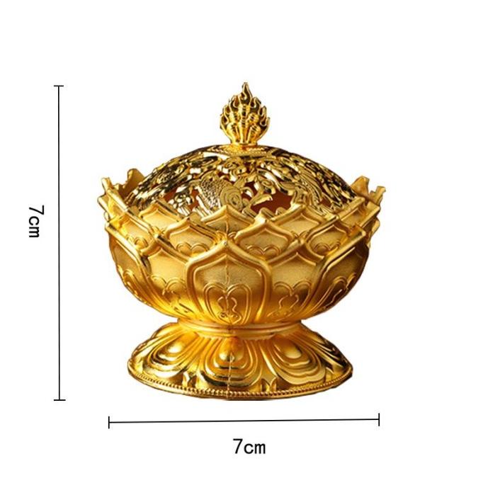 Tempat Bakar Dupa Lotus Mabkhara Pembakar Dupa Backflow/Dupa Lingkar